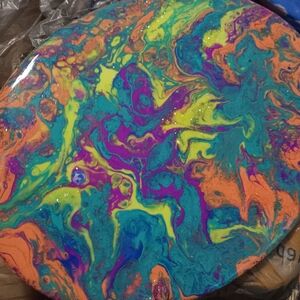 Glow in black light wood sign!